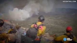 New videos show chaos around Yarnell Hill Fire deaths [upl. by Eelreveb447]