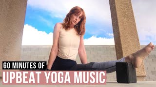 Upbeat Yoga Music 60 min of YogaMusic A Yoga class playlist with Yoga Music [upl. by Adnamaa399]