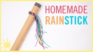 DIY  Rainstick Fun Kid’s Craft [upl. by Aidnyl]