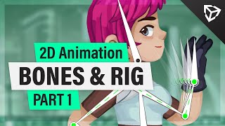 Unity 2D Animation 2020 – Bones amp Rig  Tutorial Part 1 [upl. by Adur707]