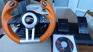 SpeedLink DRIFT OZ Racing Wheel PC [upl. by Enidlareg]