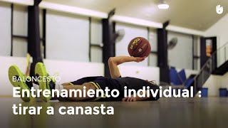 Entrenamiento individual tiro a canasta  Baloncesto [upl. by Codi734]