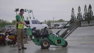 How to Use a Trencher Operation amp Safety Tips  Sunbelt Rentals [upl. by Sylera]