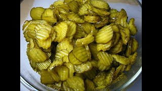 Easy  Homemade  Sweet And Spicy Pickles [upl. by Adnima]