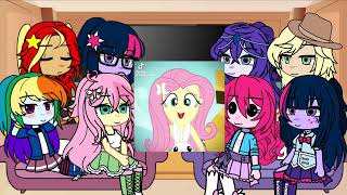 Equestria Girls React  Read Description  Ships  Discontinued [upl. by Eylrac857]