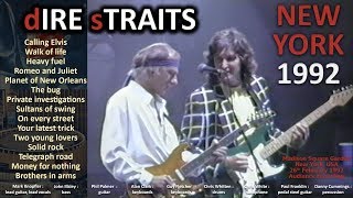 Dire Straits  1992  LIVE in New York 60 fps [upl. by Leamaj]