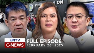 UNTV CNEWS  February 20 2025 [upl. by Eissoj]