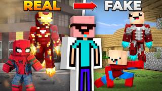 How I Exposed this quotFAKE SUPERHEROSquot Minecraft SMP [upl. by Hgiellek]