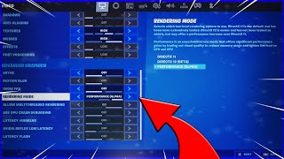 How to get PERFORMANCE MODE in FORTNITE CHAPTER 2 SEASON 7 [upl. by Llenehs]