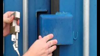 Securing a Container with a Lock Box and Security Lock [upl. by Farand]