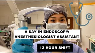 A day as an Anesthesiologist Assistant in EndoscopyGI [upl. by Baggett]