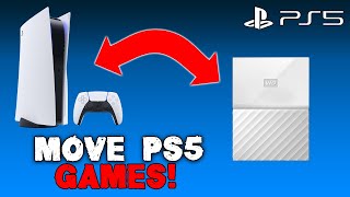 How to Move PS5 Games to External Storage [upl. by Flagler]