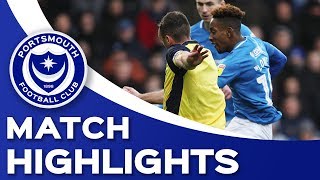 Highlights Portsmouth 20 Scunthorpe United [upl. by Gawlas375]