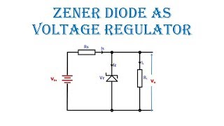 zener diode as voltage regulator [upl. by Denn]