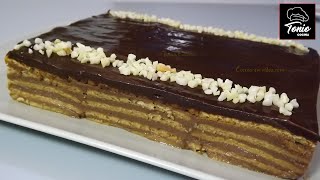 TARTA de la ABUELA de CHOCOLATE  Receta fácil 217 [upl. by Aiotal313]