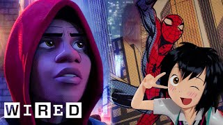 How Animators Created the SpiderVerse  WIRED [upl. by Ainahs490]