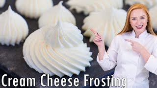 The BEST Cream Cheese Frosting Recipe  Just 5 Ingredients [upl. by Aratas898]