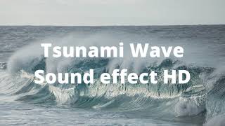 Tsunami Wave Sound effect HD [upl. by Eibreh]