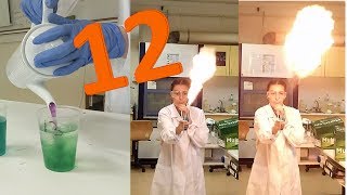 12 Captivating Chemistry Experiments performed by Senior Highschool Students [upl. by Herwin]