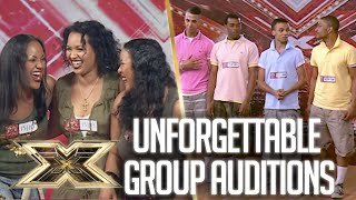 Unforgettable Group Auditions  The X Factor UK [upl. by Durrace]