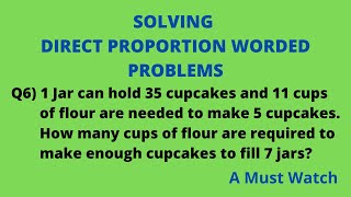 Direct Proportion Worded Problems [upl. by Zeiler]