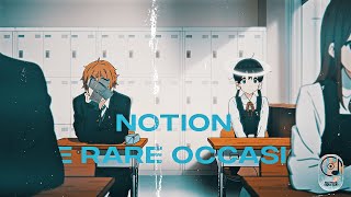 Notion  The Rare Occasions AMV [upl. by Atinet]