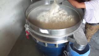 Wheat Flour Sieving With Vibro Sifter [upl. by Mientao]