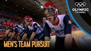 Team GB Set New Team Pursuit World Record  London 2012 Olympics [upl. by Ennaesor]