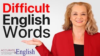 Difficult English Words  pronunciation lesson  dropped syllables  Accurate English [upl. by Sophia939]