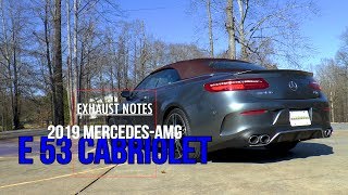 Exhaust Notes  2019 MercedesAMG E 53 Cabriolet [upl. by Hemetaf923]