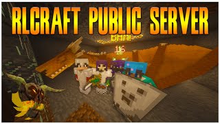 RLCRAFT PUBLIC SERVER GAMEPLAY IP DESCRIPTION 🔥🐉 [upl. by Mat]