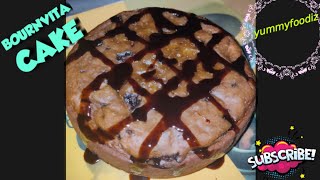 Choco Bournvita cakeHow to make at home without oven Cake Recipe [upl. by Nerred891]