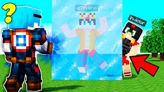 ¡EL MEJOR ESCONDITE CON SUPERPODERES 🥶😂 ¡NADIE NOS ENCUENTRA CONGELADOS 😂 INVICTOR MINECRAFT [upl. by Ahsats]