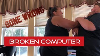 BREAKING my mom’s COMPUTER [upl. by Atlanta]