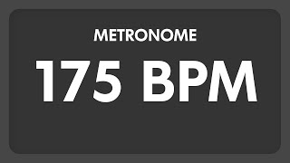 175 BPM  Metronome [upl. by Akila117]