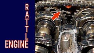 Timing Chain Noise  diagnose amp replacement  Mercedes [upl. by Kalagher]