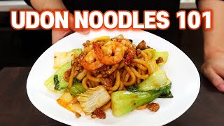 5 Minutes EASY Udon Noodles Recipes 5 Ways [upl. by Tades]