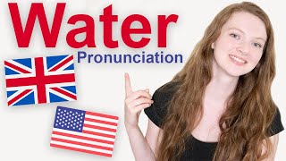 How to Pronounce quotWaterquot in British English and American English [upl. by Noteloc]