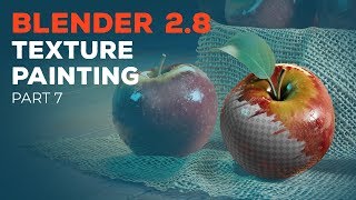 Blender 28 Beginner Tutorial  Part 7 Texture Painting [upl. by Fretwell266]