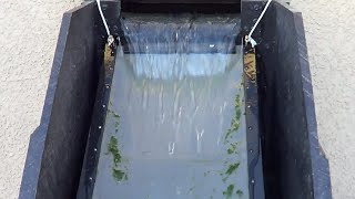 homemade sieve filter for pond with 3 chamber 2 of 4 [upl. by Nirrac]