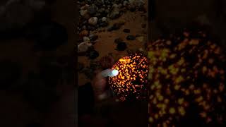 Lake Michigan Syenite with fluorescent sodalite [upl. by Audun]