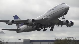 Heavy Departures at London Heathrow Airport RW27R  241017 [upl. by Jezebel]