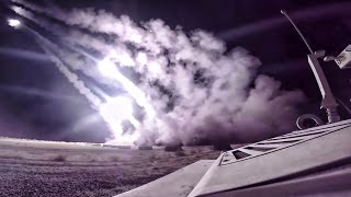 HIMARS Strike At Night In Iraq • 2016 Mosul Advance [upl. by Ettereve809]