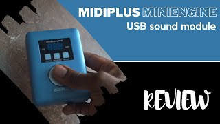 Midiplus Miniengine Review  Portable USB sound module [upl. by Mcferren]