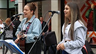 GIRL SINGS AMAZING HARMONIES  Calum ScottYou Are The Reason  Allie Sherlock Cover [upl. by Glassman780]