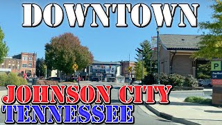 Johnson City  Tennessee  4K Downtown Drive [upl. by Eidson]