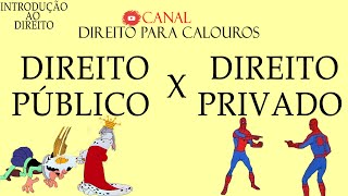 Direito Publico x Direito Privado [upl. by Noiwtna]