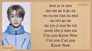 NCT U  Know Now Easy Lyrics [upl. by Ennaoj]