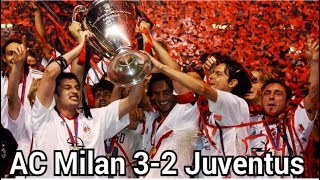 AC Milan vs Juventus UEFA Champions League 2003 Final Highlights [upl. by Sibella398]