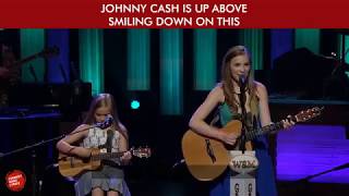 Ring of Fire with Lyrics  Lennon and Maisy Stella [upl. by Annovy]